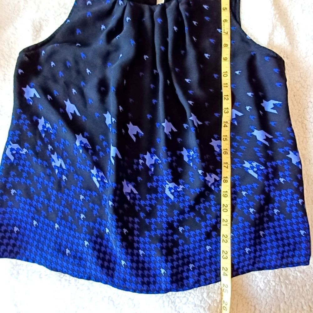 Elle Sleeveless blouse knit back Pleaded front - Picture 7 of 7